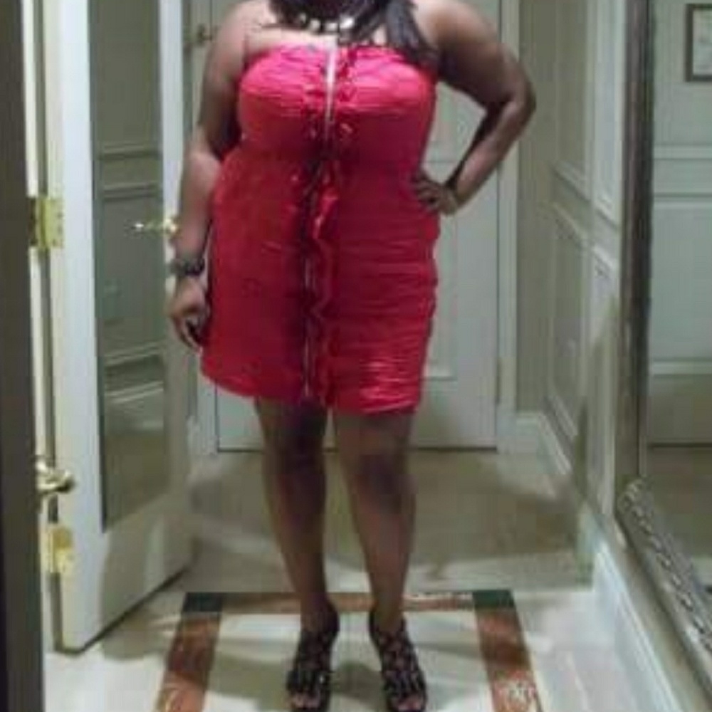 Red Sleeveless Dress